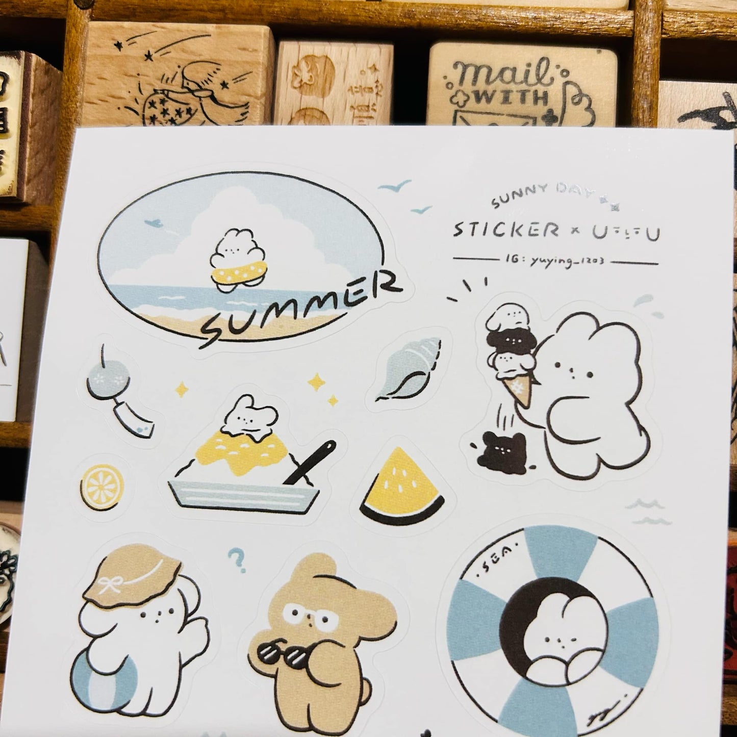 YuYing Sunny Day Sticker Sheet