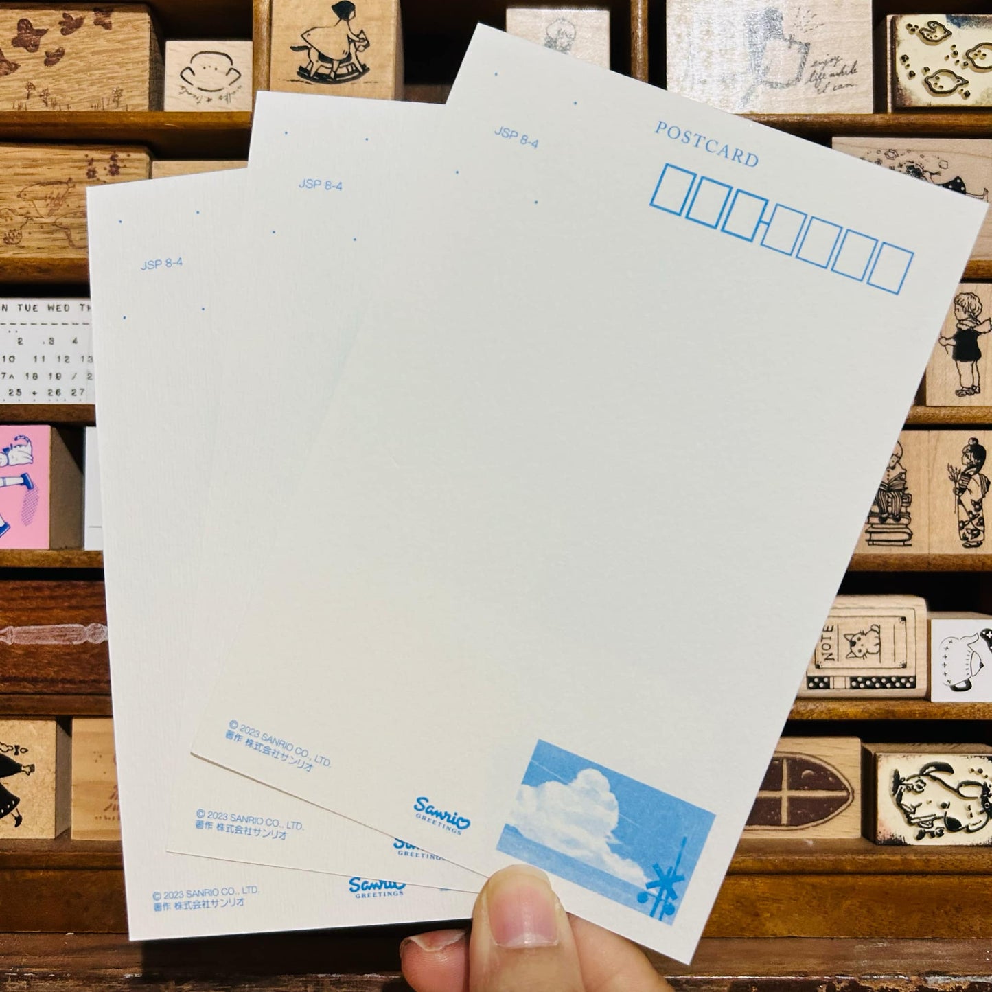Sanrio Summer Scenery Foiled Postcard Pack