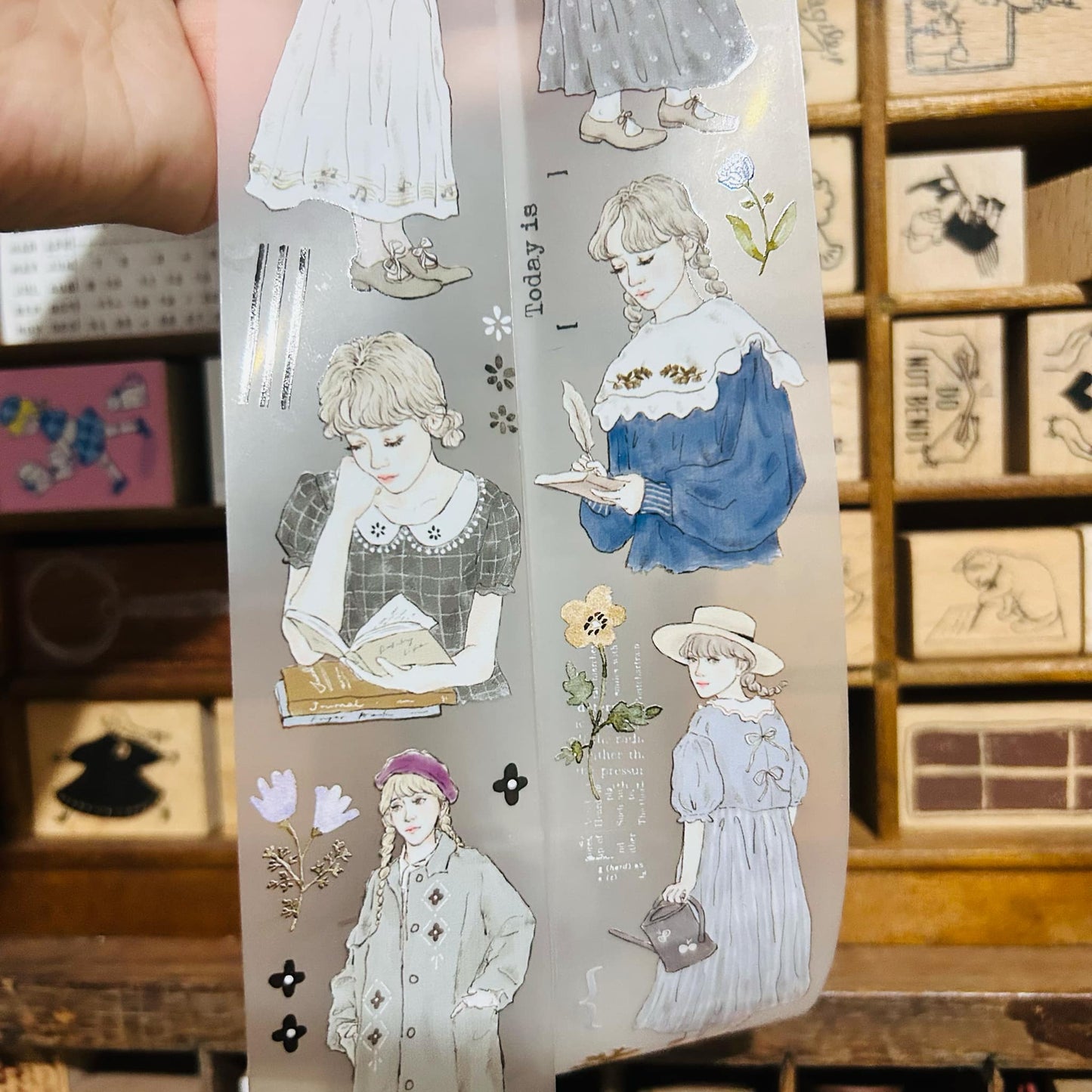 Pion Deco Forest PET Tape Full Roll and Samples