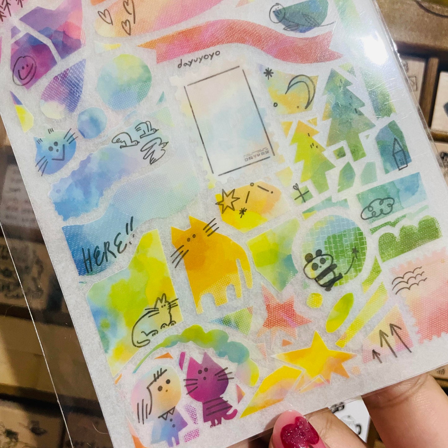 Dayuyoyo Dream Afternoon Tea Transfer Sticker Sheet Set
