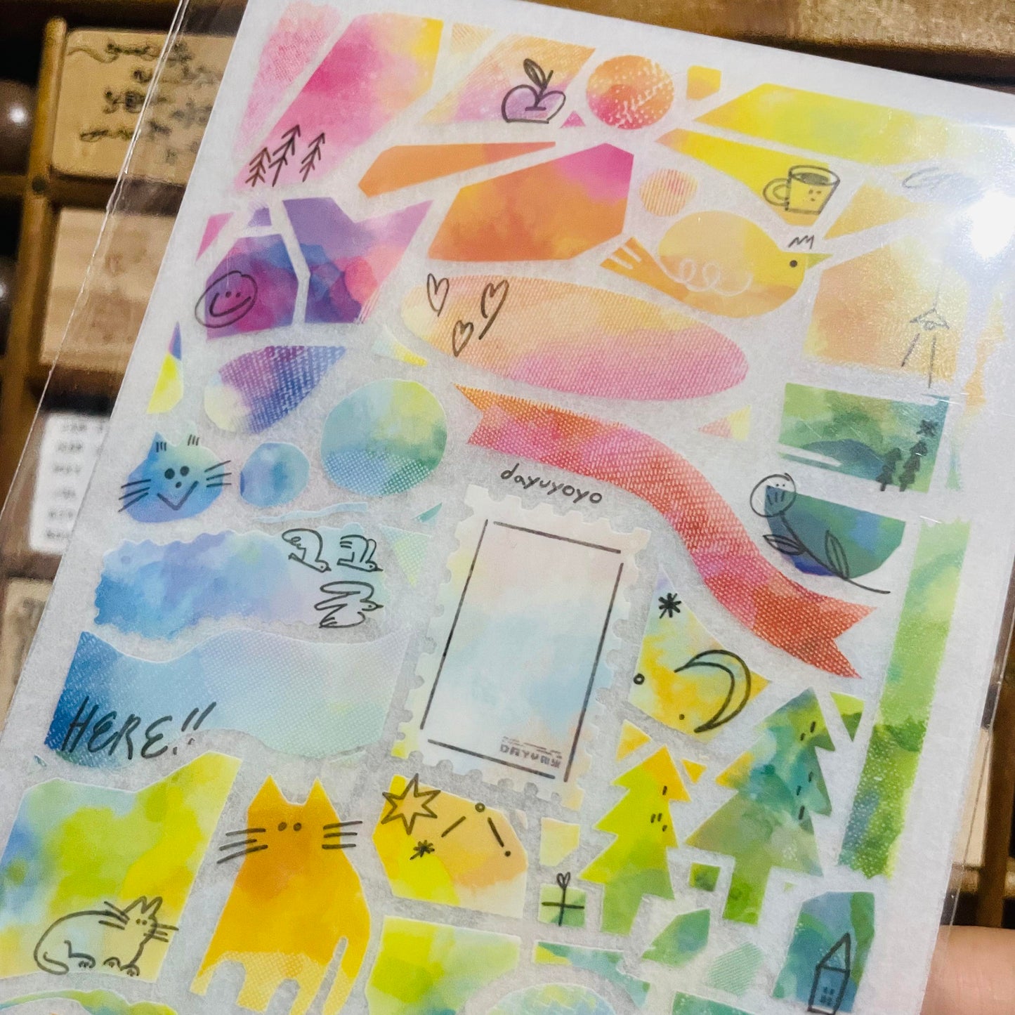 Dayuyoyo Dream Afternoon Tea Transfer Sticker Sheet Set