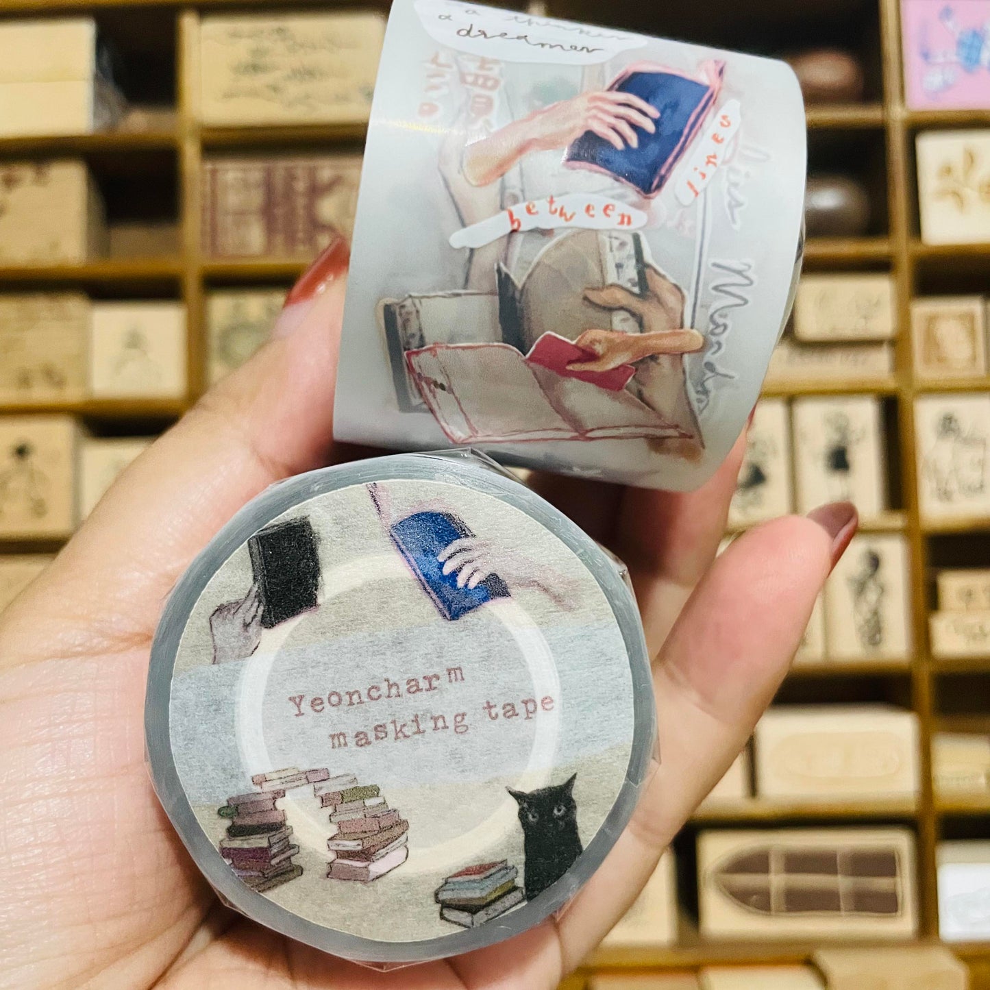 Yeoncharm To Read PET Tape Roll and Sample