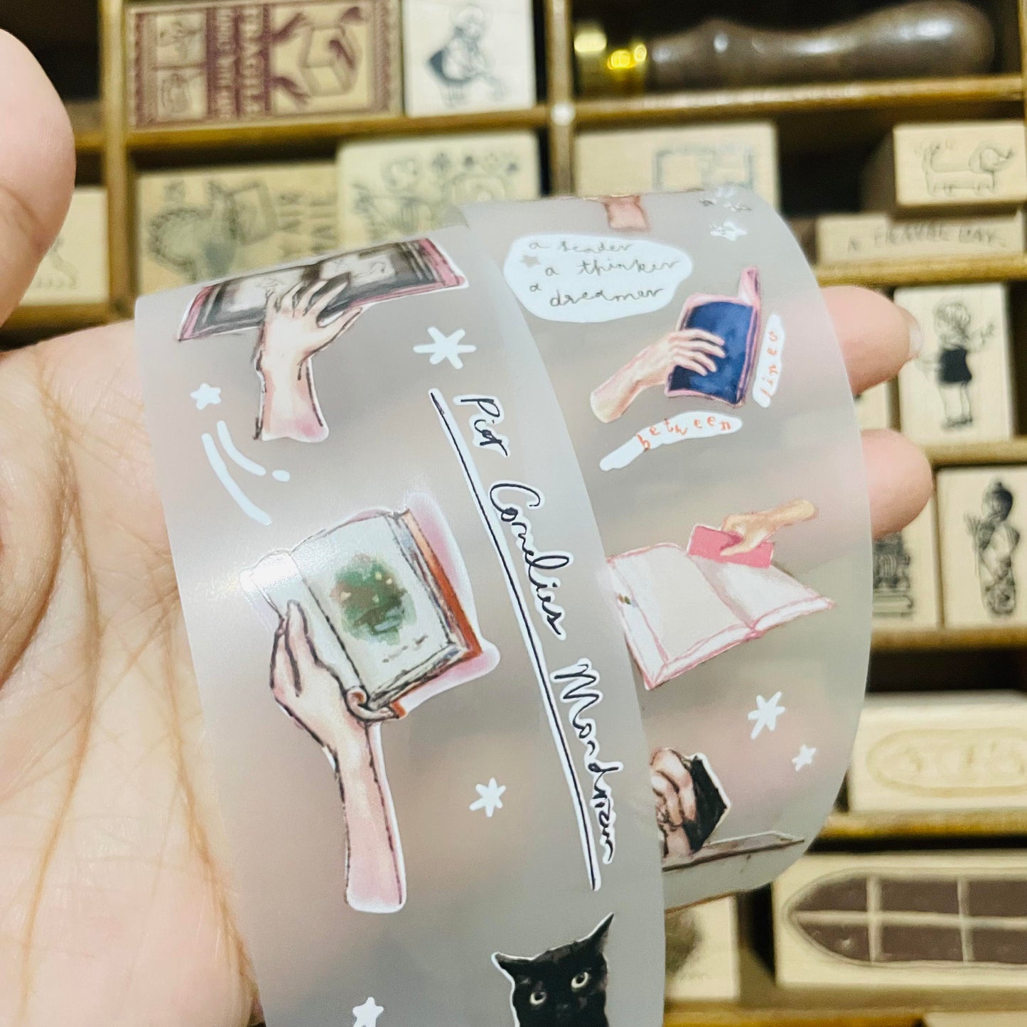 Yeoncharm To Read PET Tape Roll and Sample