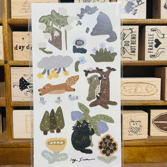 Ivy Snow Everything in the Forest Sticker Sheet