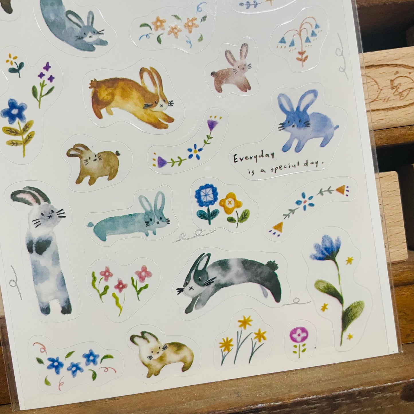 BERG Bunny Gardening Sticker Sheet