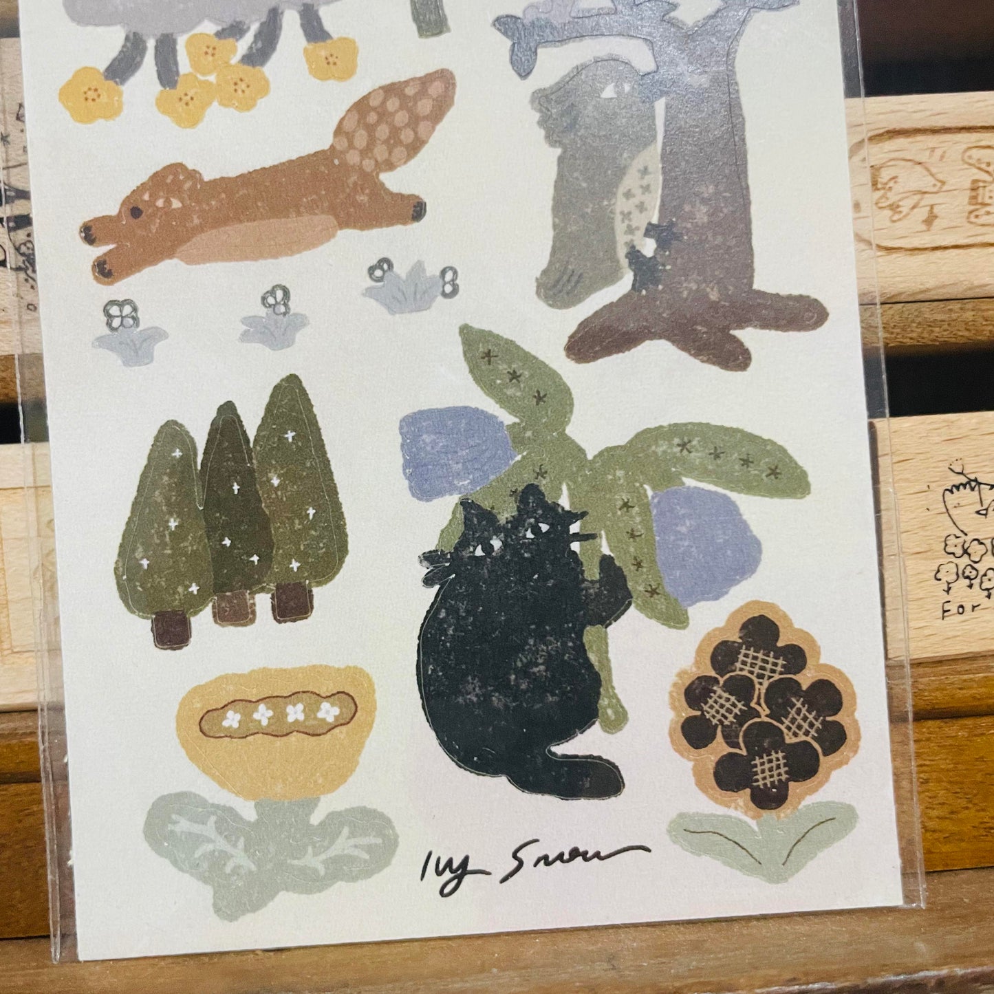 Ivy Snow Everything in the Forest Sticker Sheet