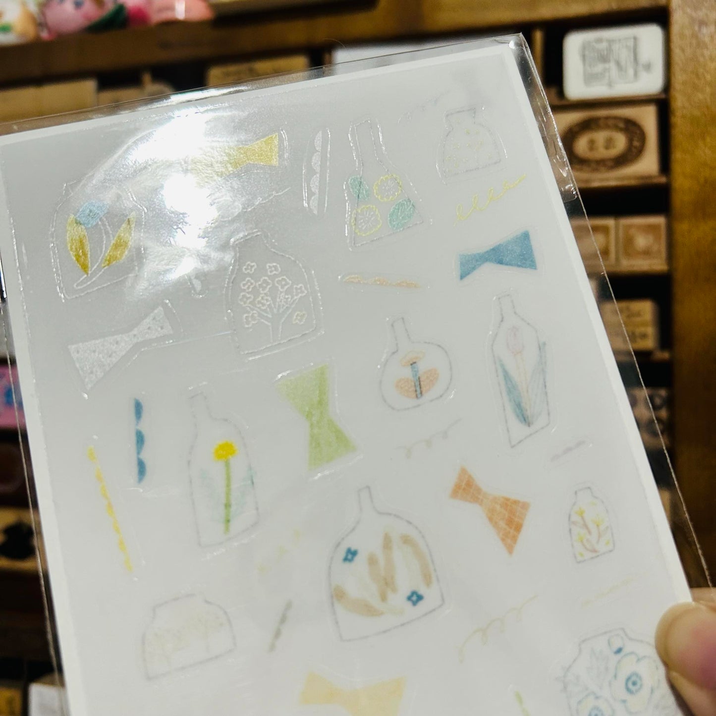 avocadomori Summer Glass Sticker and Postcard Set