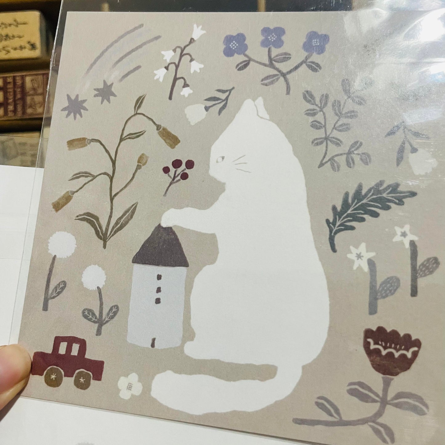 Ivy Snow Playground Postcard