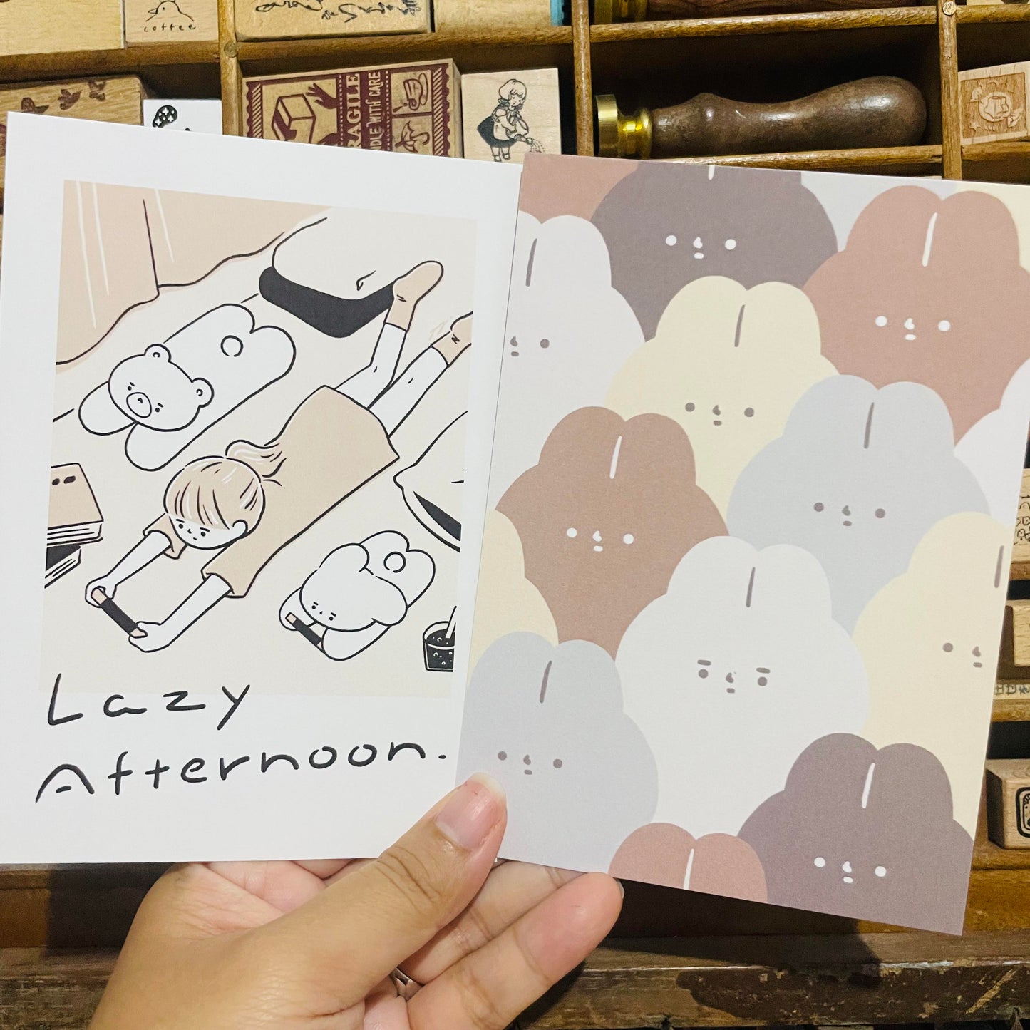 YuYing Postcard Set with Stickers