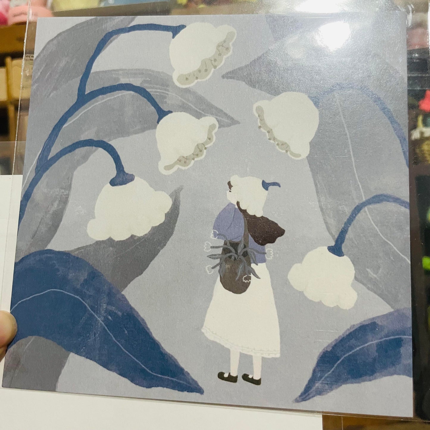 Ivy Snow Summer's Hat Postcard