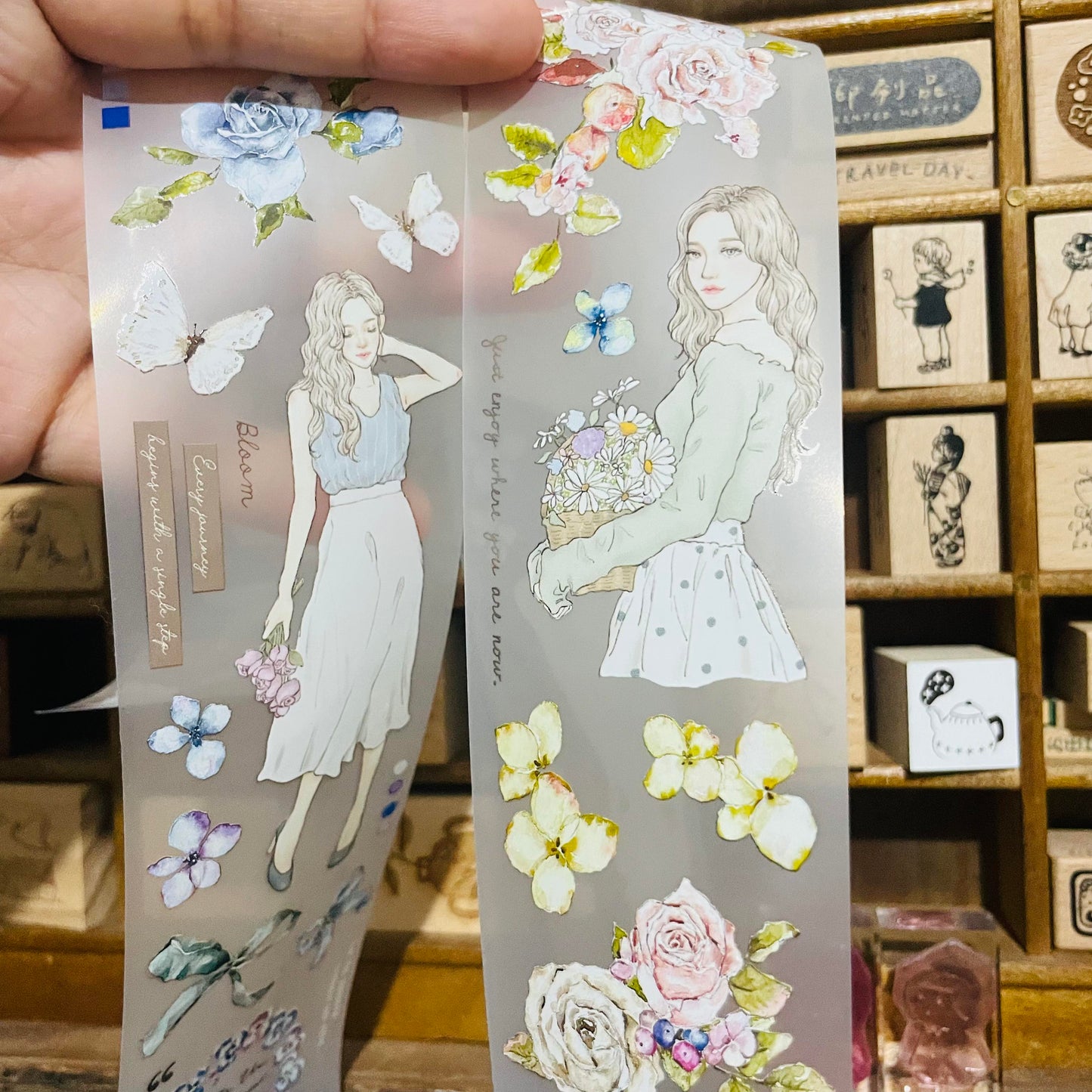 Pion Bloom PET Tape Sample and Full Roll