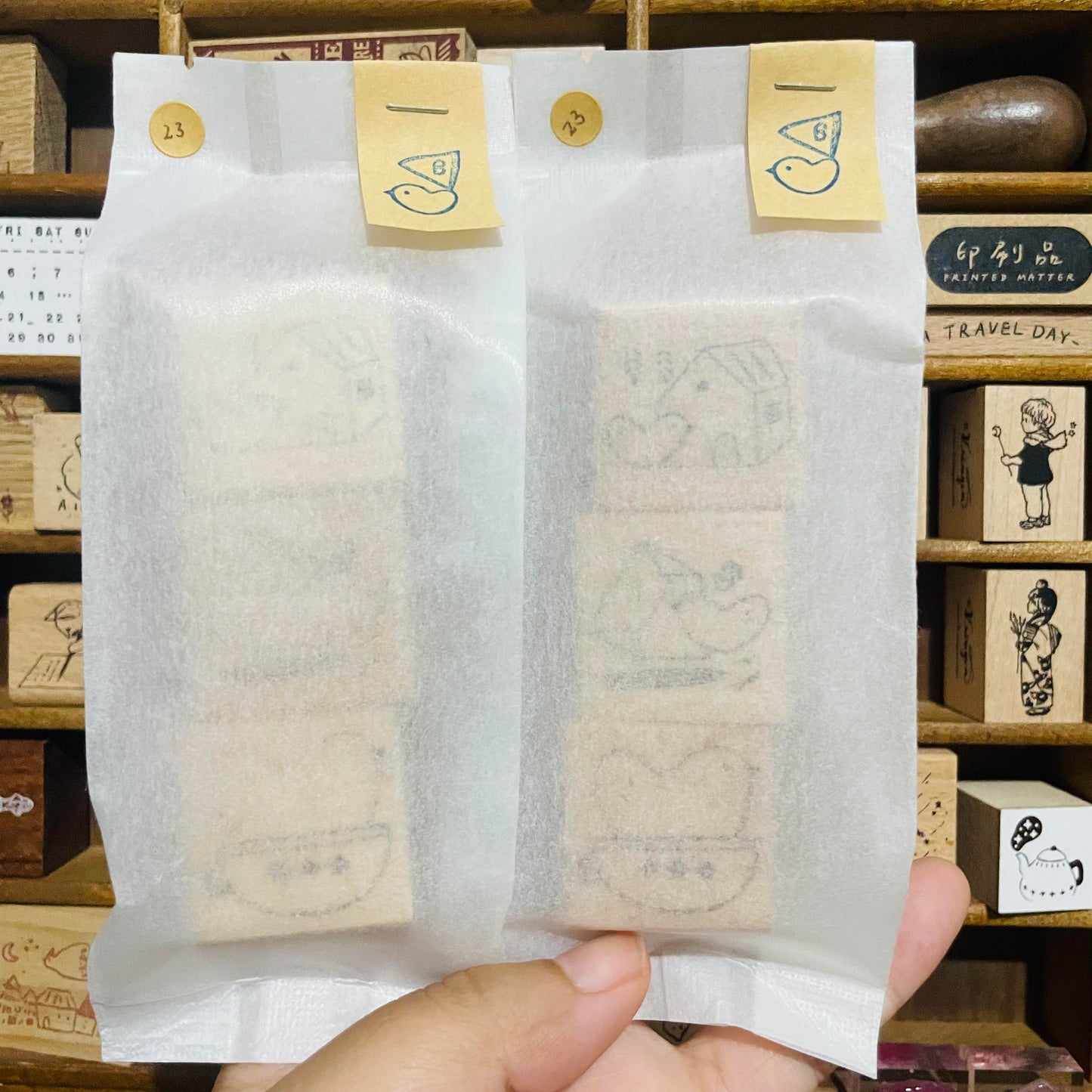 Evakaku Birds Stamp Set
