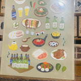 Suatelier Design food trip #3 sticker sheet