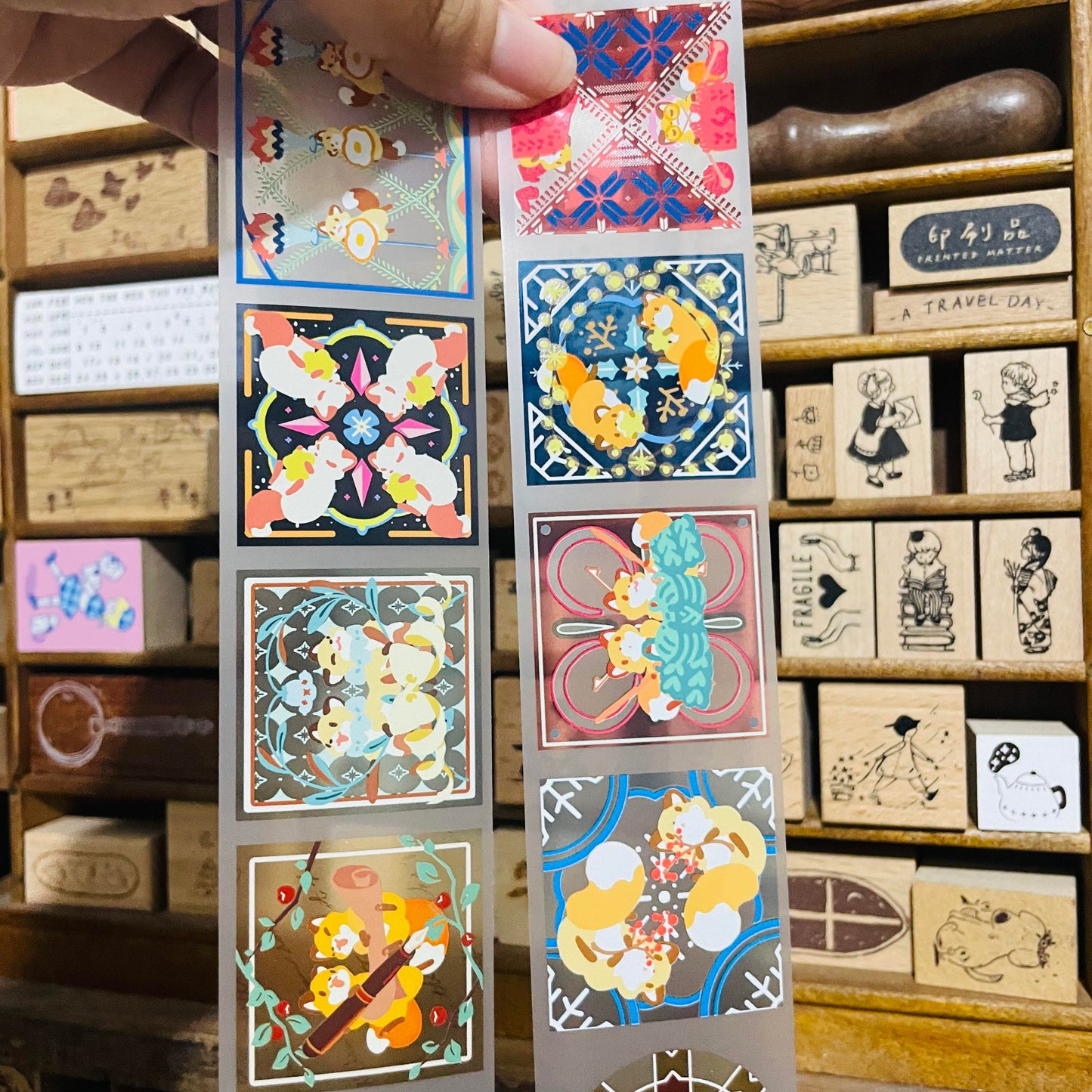 Kitsunebiyori Tiles PET Tape Samples Set