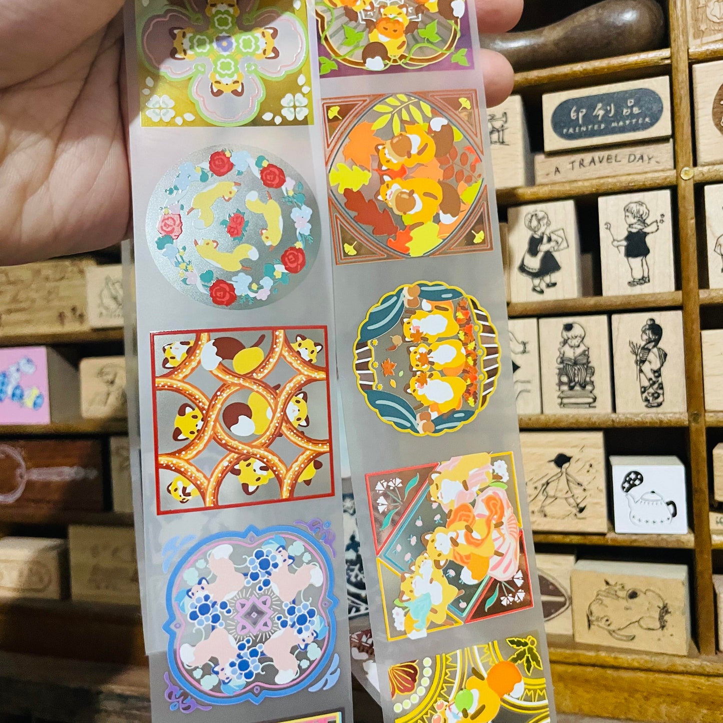 Kitsunebiyori Tiles PET Tape Samples Set