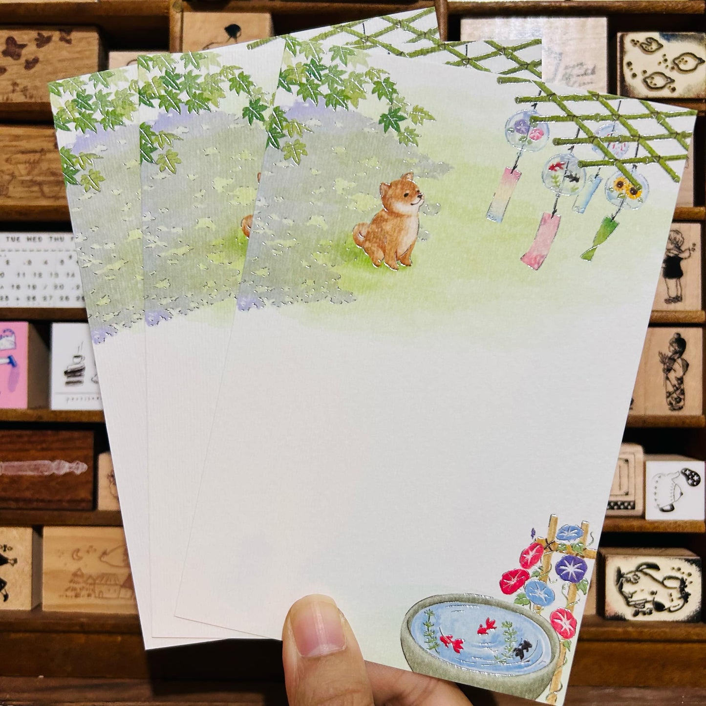 Sanrio Shiba Summer Vibe Foiled Postcard Pack