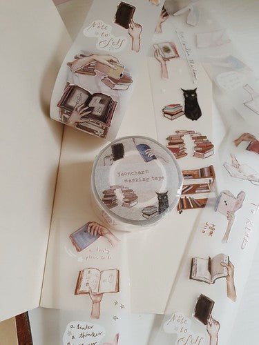 Yeoncharm To Read PET Tape Roll and Sample