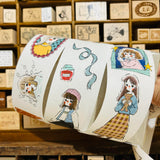 Ann Di Girls Masking Tape Roll and Samples