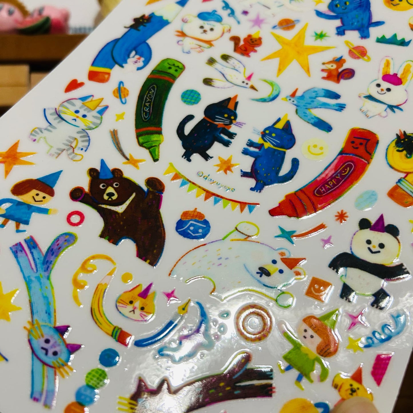 Dayuyoyo Animals Rub-On Transfer Sticker Sheet