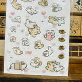 Fluffystar Cats Transparent Sticker Sheet
