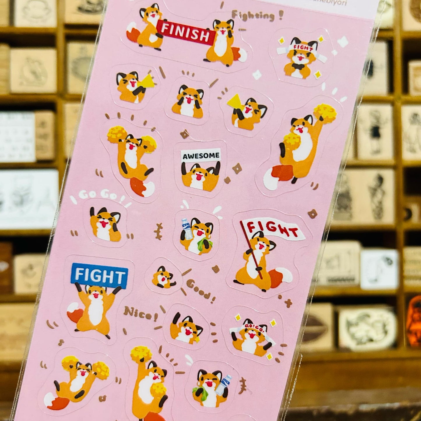 Kitsunebiyori Go go go! Sticker Sheet