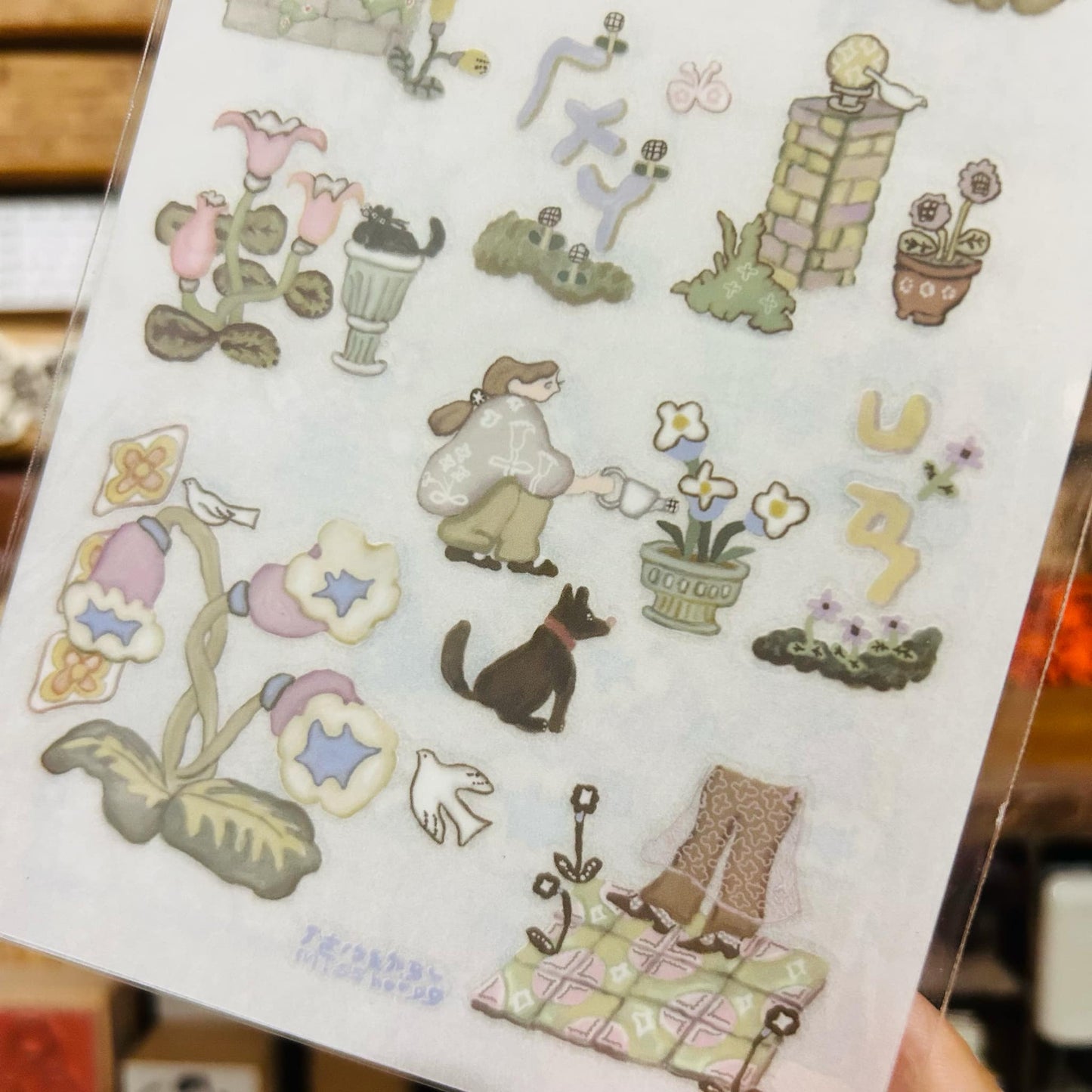misshoegg Corner Garden Sticker Sheet Pack