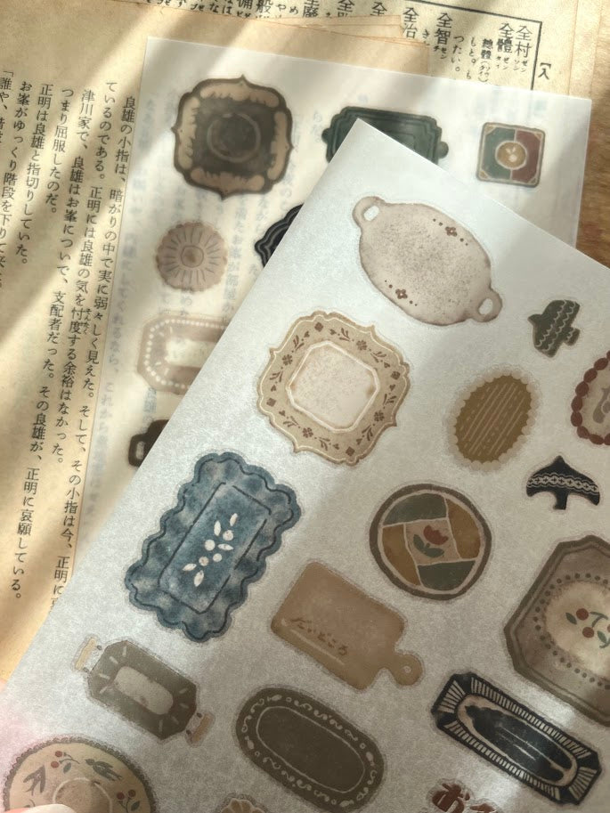Breezy Studio Plate Shop Transfer Sticker Pack