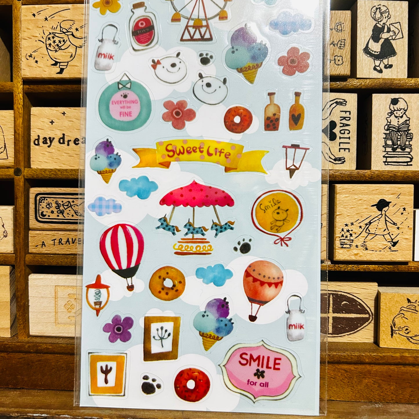 Jan Hsuan's Illustration Hello! Carnival Sticker Sheet