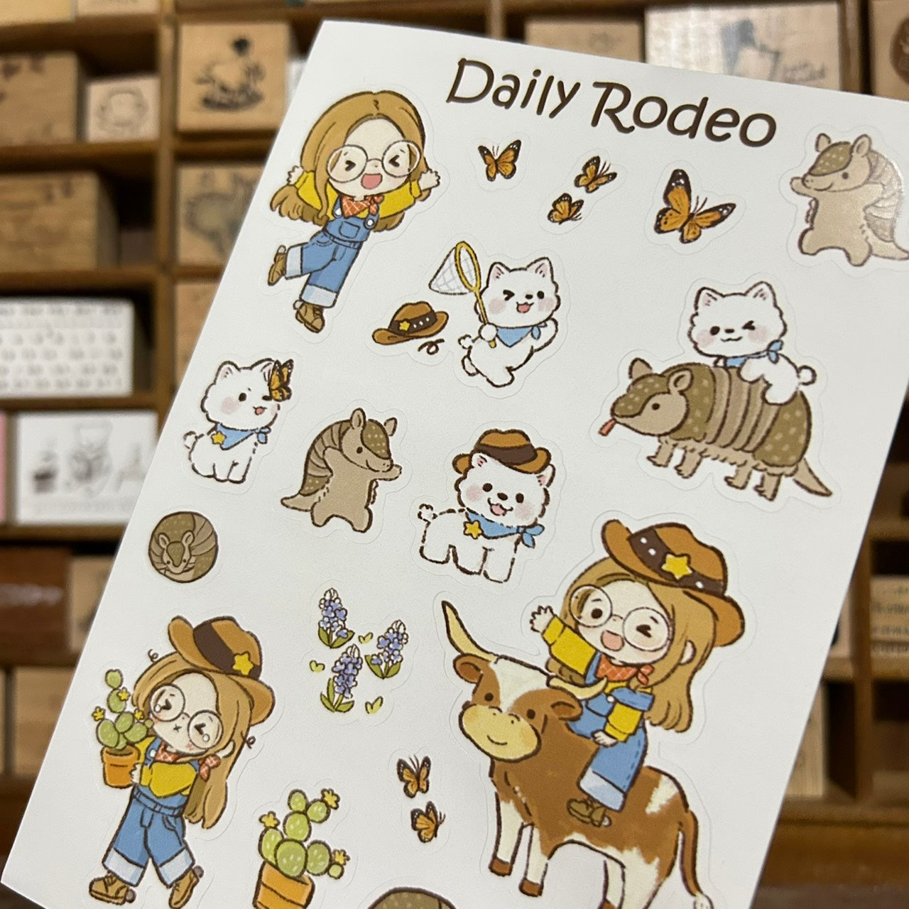 Tokubetsumemori x mou mou do Daily Rodeo Sticker