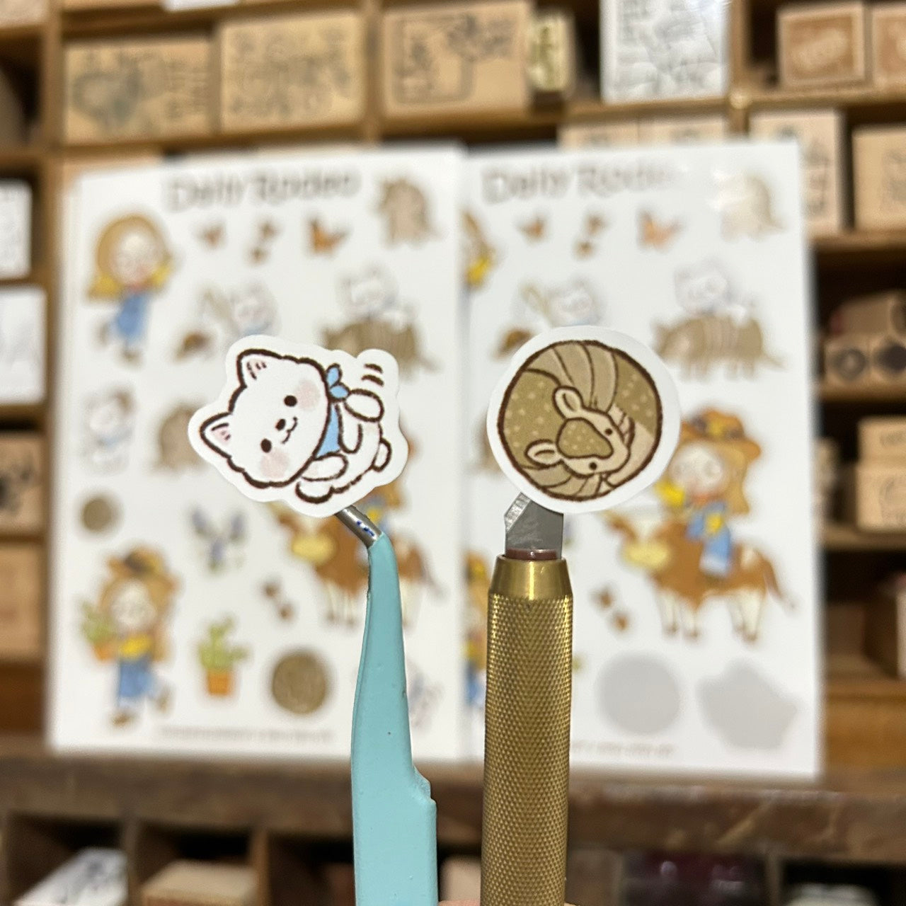Tokubetsumemori x mou mou do Daily Rodeo Sticker