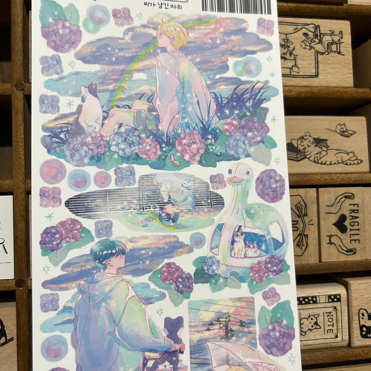 Sik Sik Rainbow Sticker Sheet