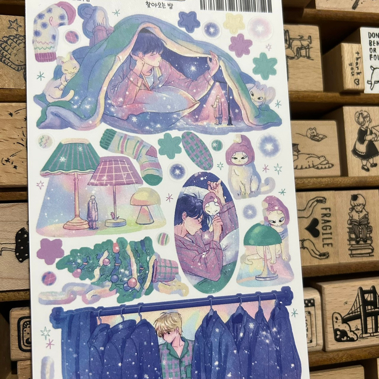 Sik Sik Bedtime Sticker Sheet