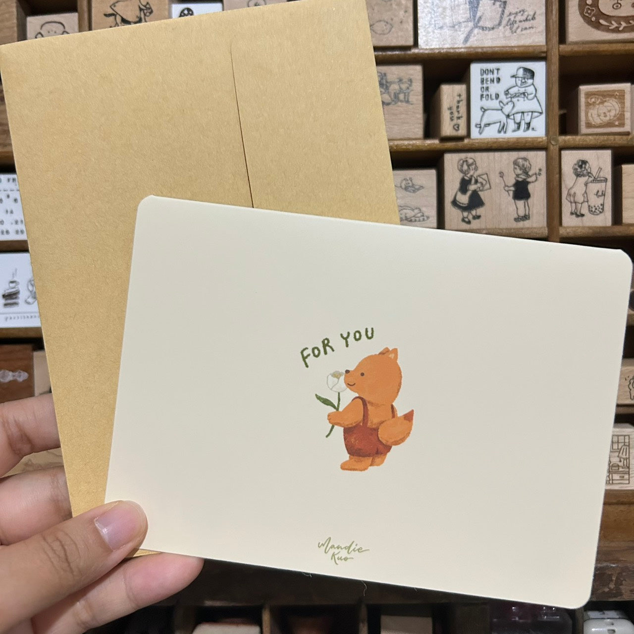 Mandie and Friends For You Card
