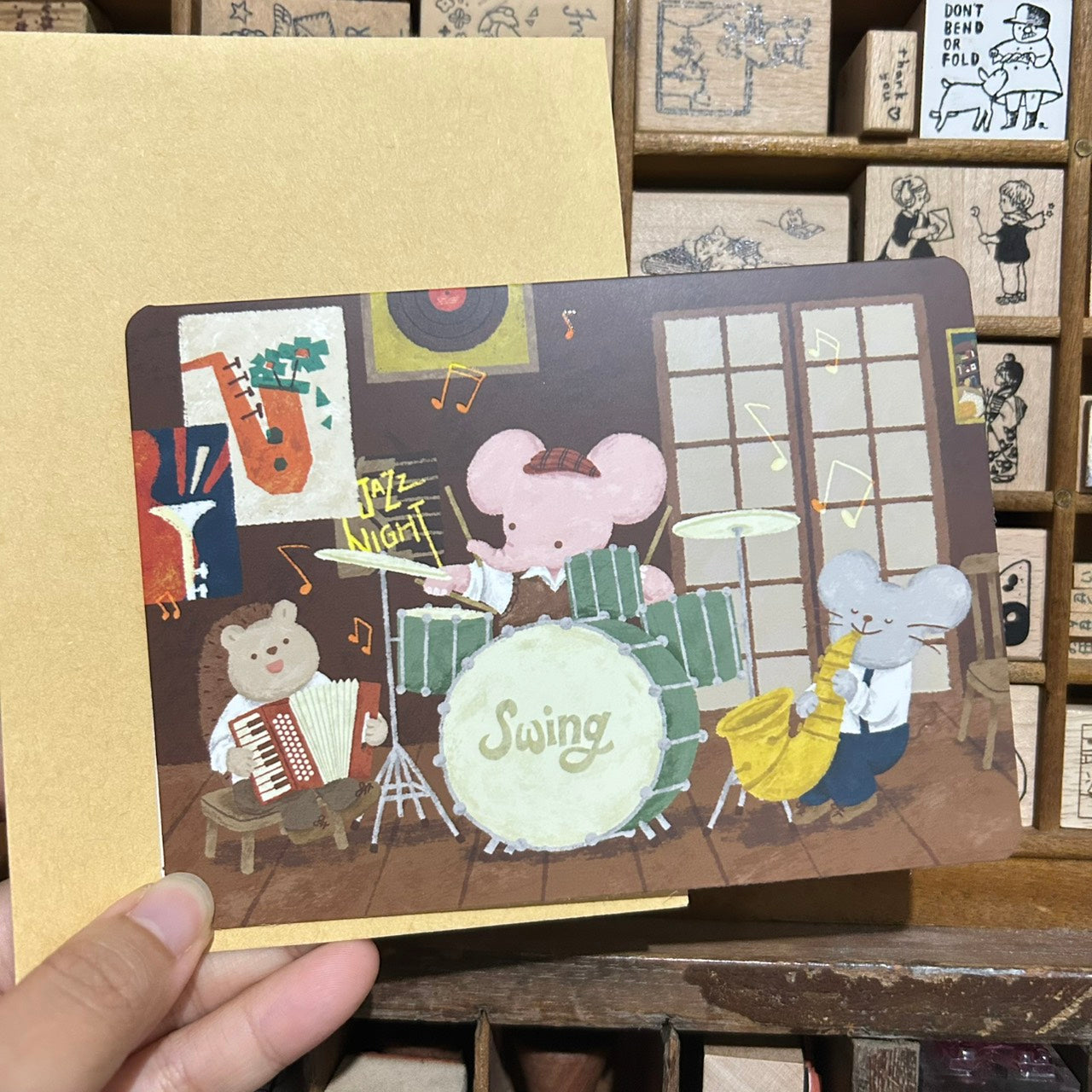 Mandie and Friends To my Best Friend Card