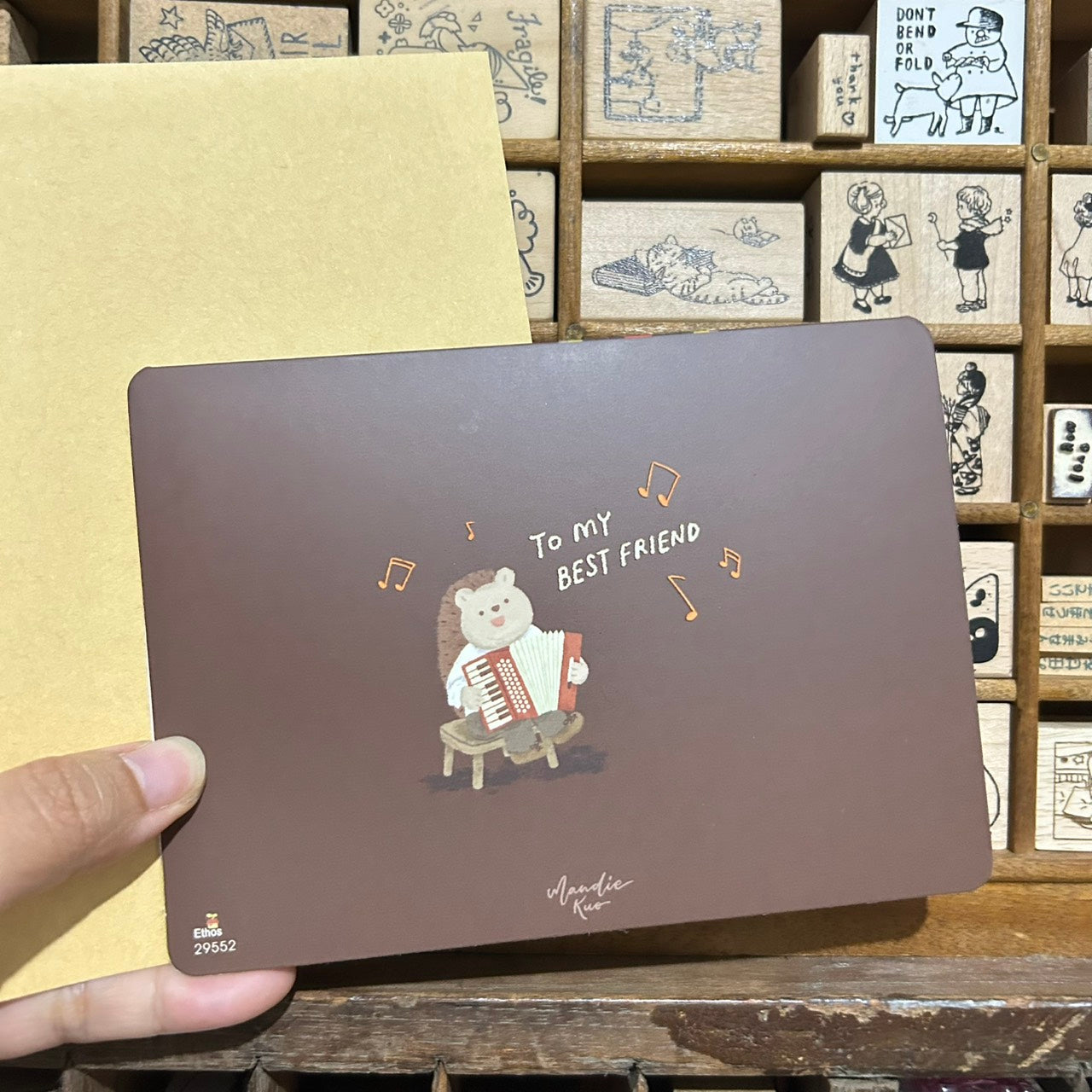 Mandie and Friends To my Best Friend Card
