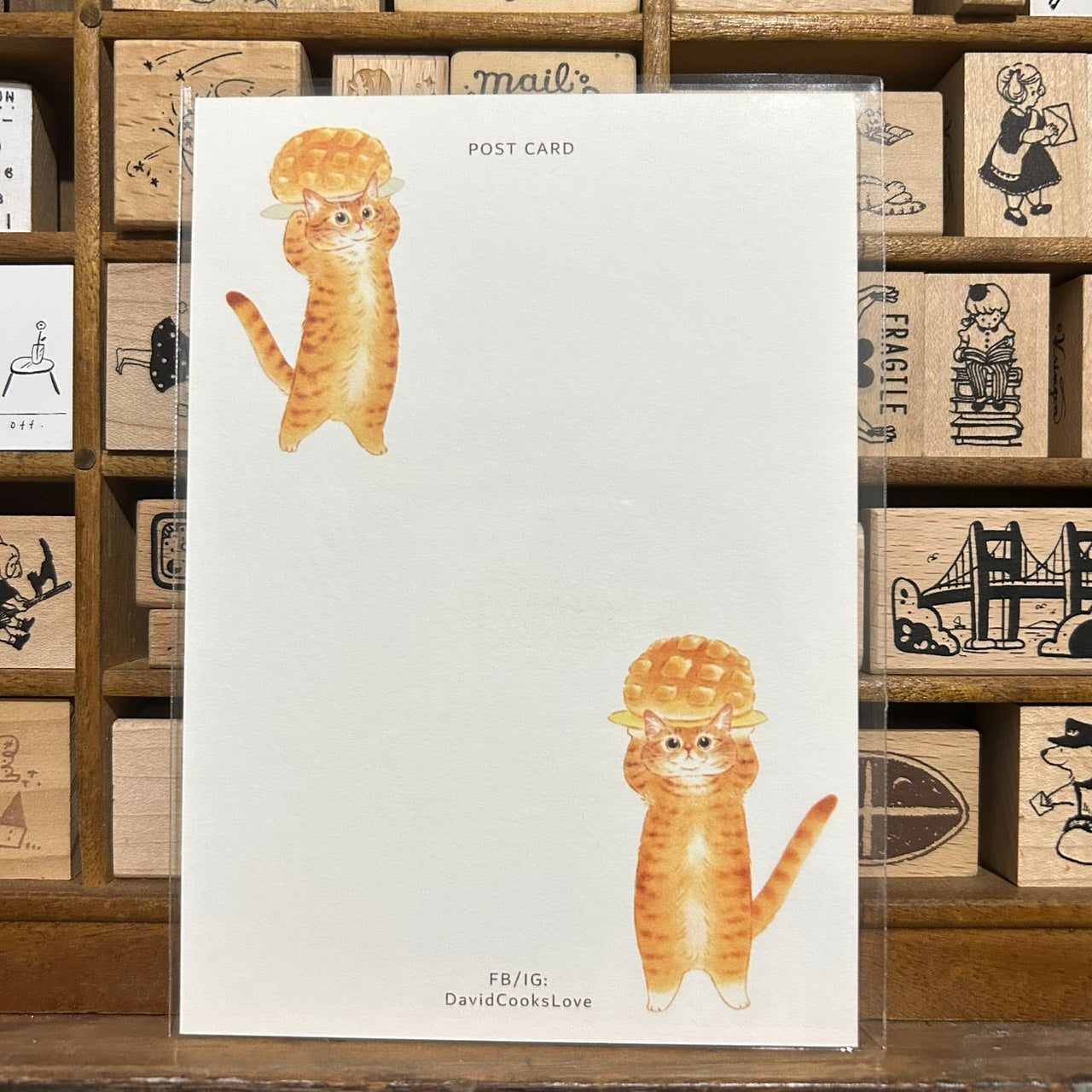 Davidcookslove Pineapple Bread Postcard