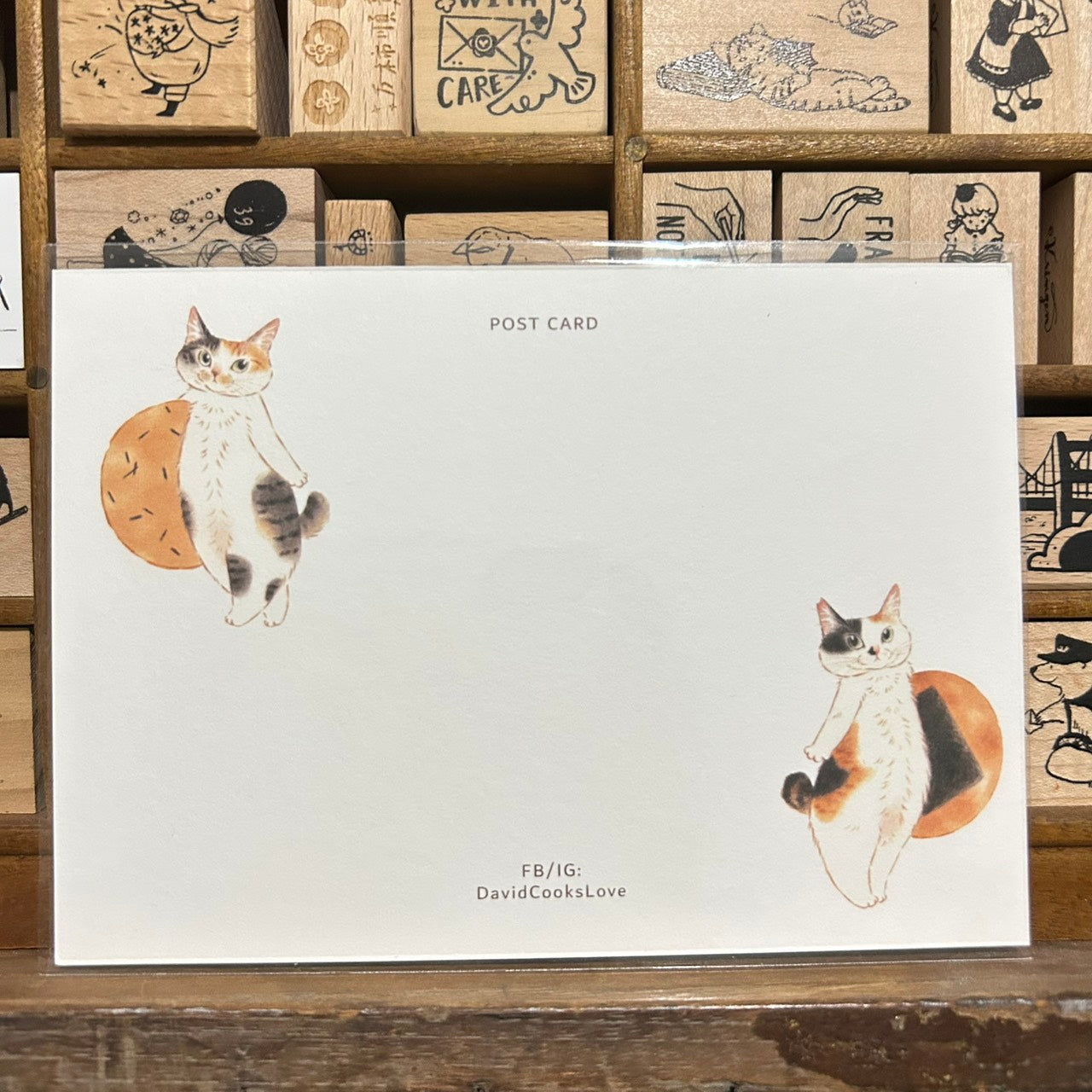 Davidcookslove Senbei Double Pepper Postcard