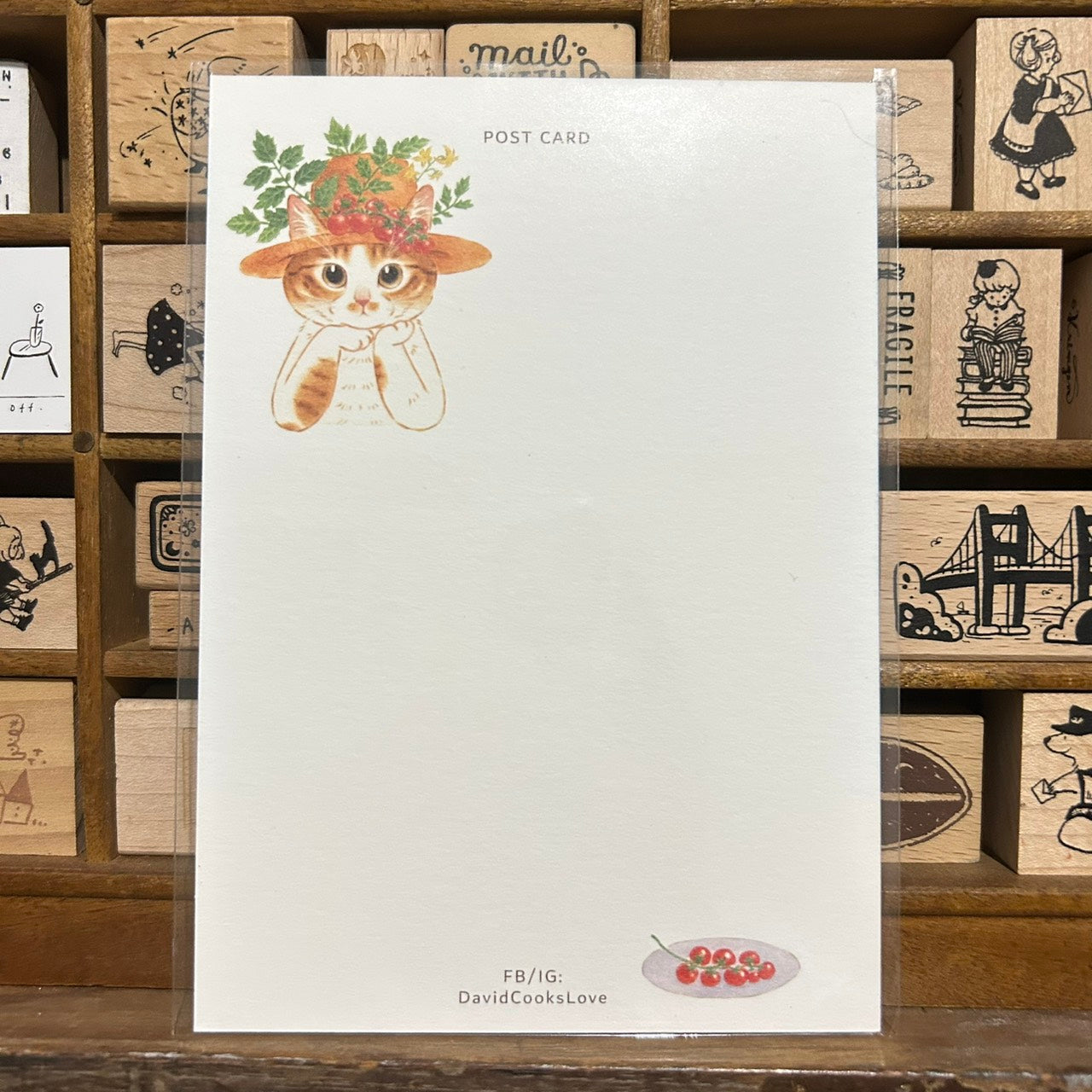 Davidcookslove Pastoral Tomato Postcard