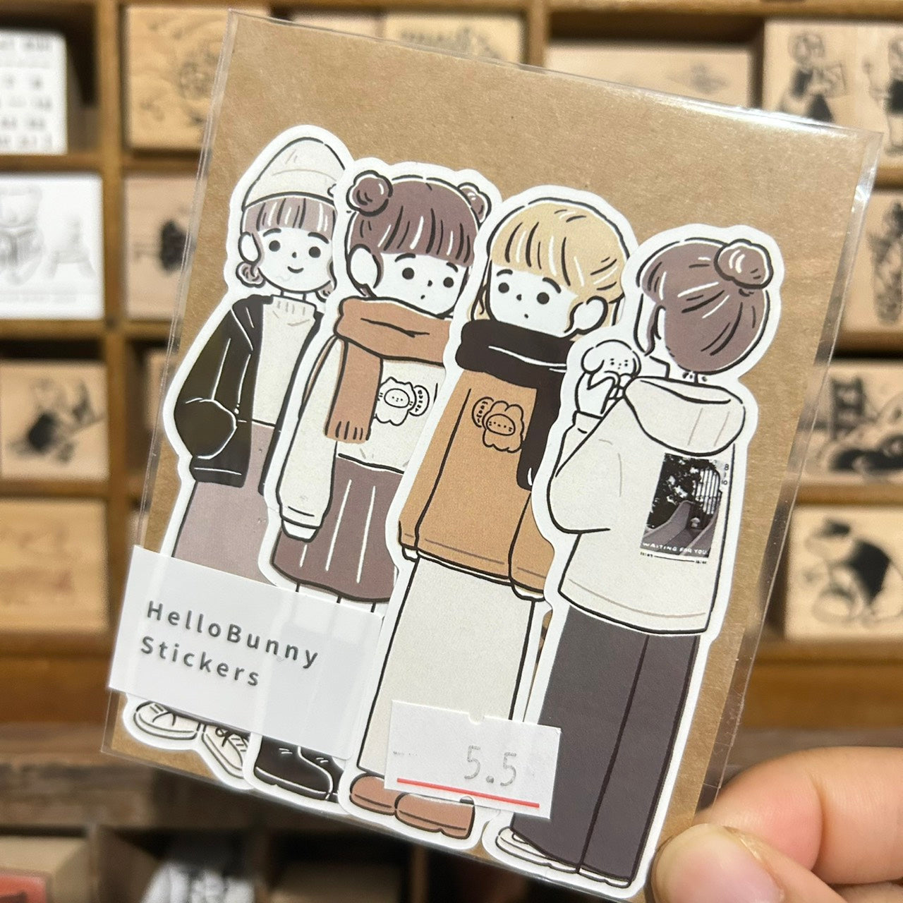 YuYing Fall Girls Sticker Flake Pack
