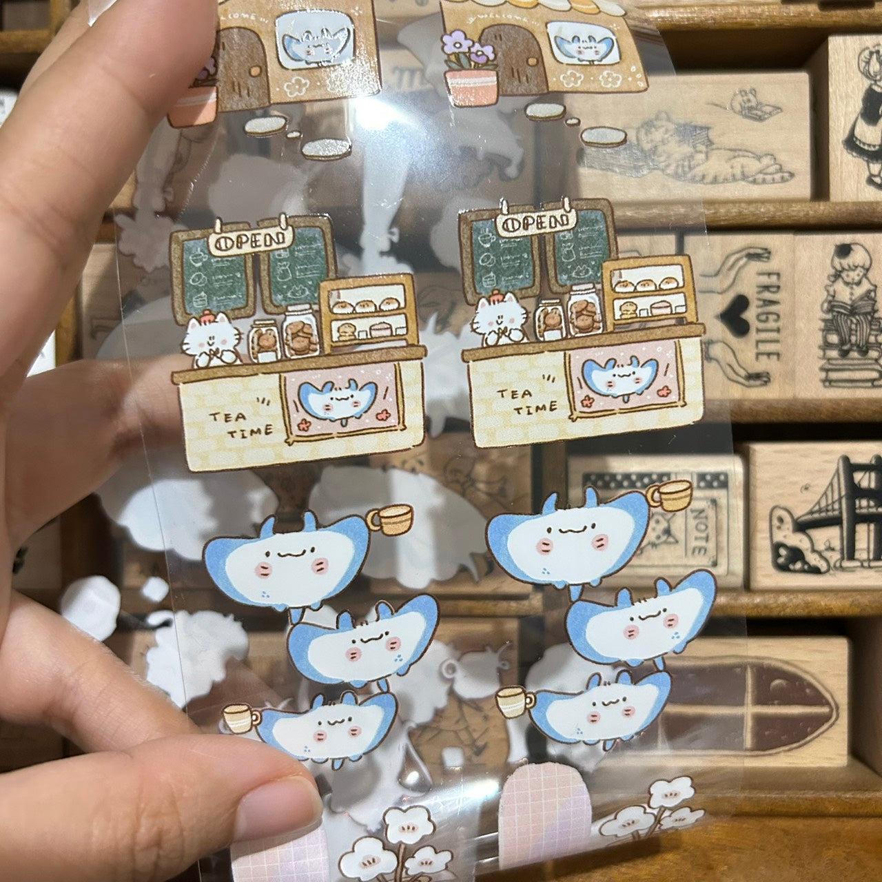 UBEE Tea Time PET Tape and Samples