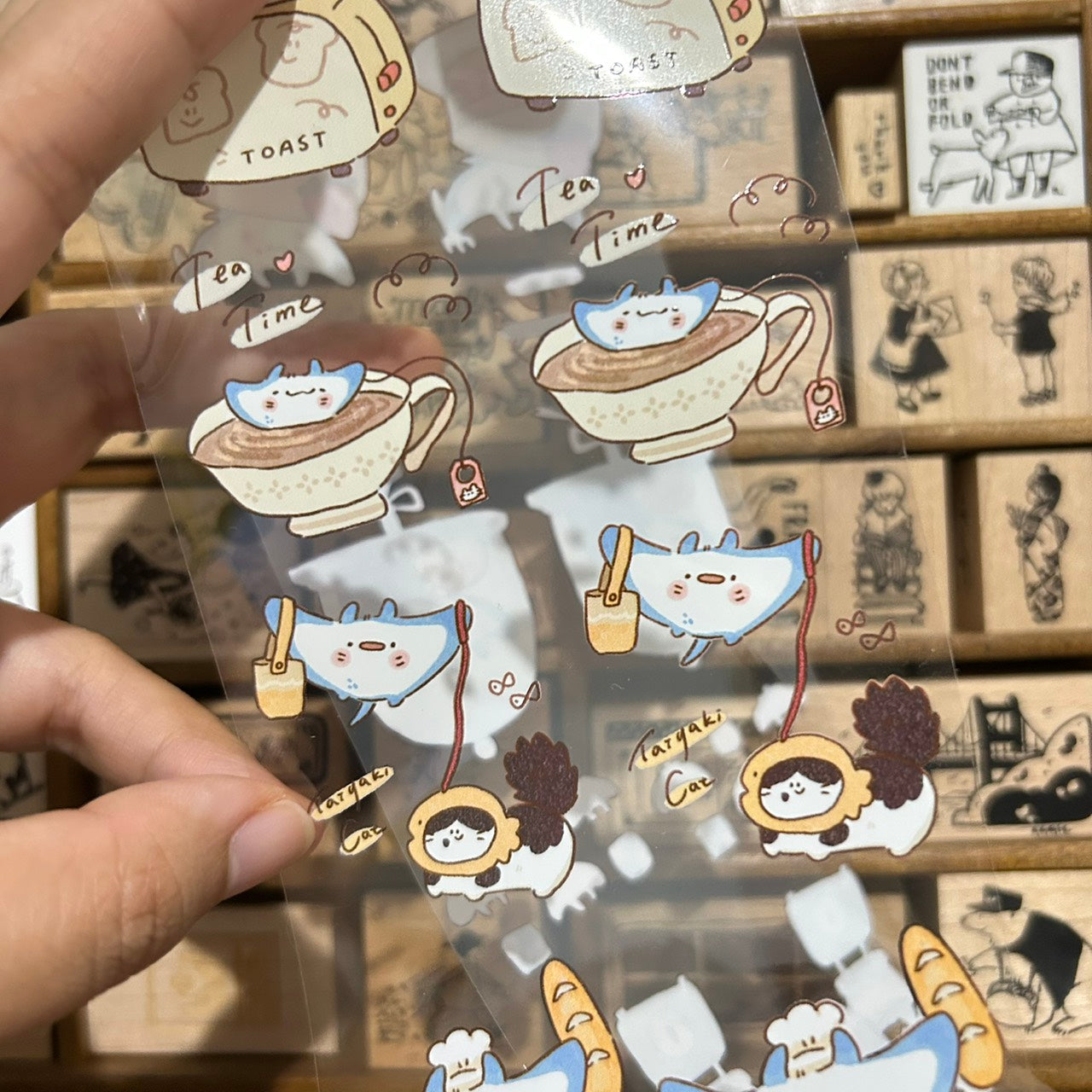 UBEE Tea Time PET Tape and Samples