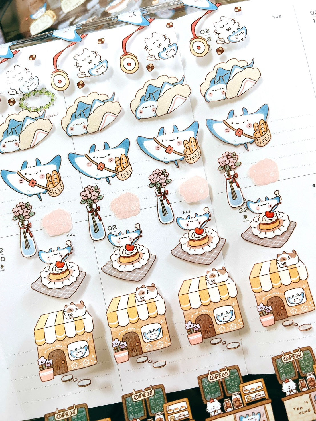 UBEE Tea Time PET Tape and Samples