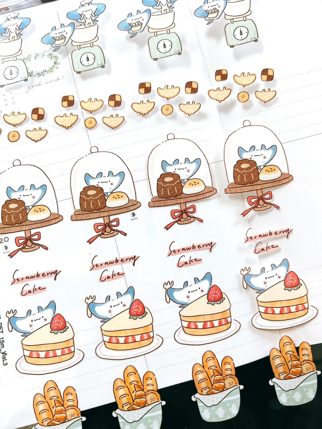UBEE Tea Time PET Tape and Samples