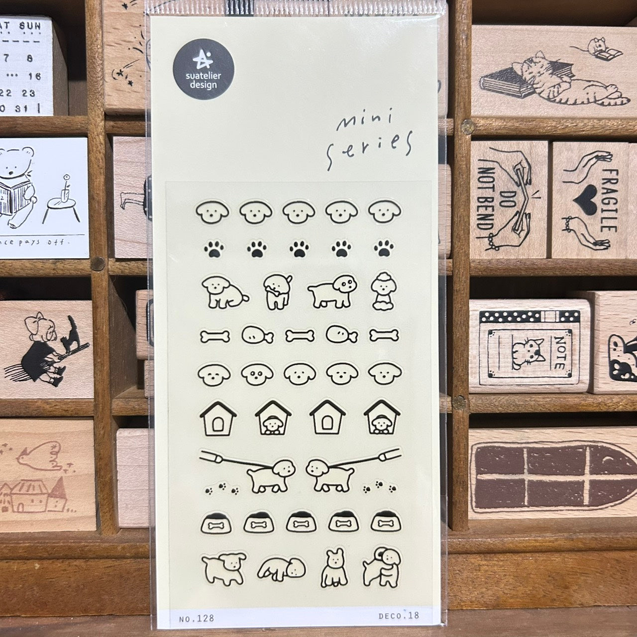 Suatelier mini series Dog Sticker Sheet