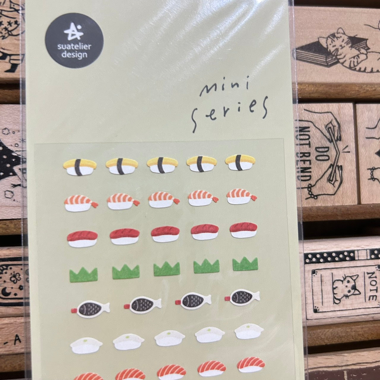 Suatelier mini series Sushi Sticker Sheet
