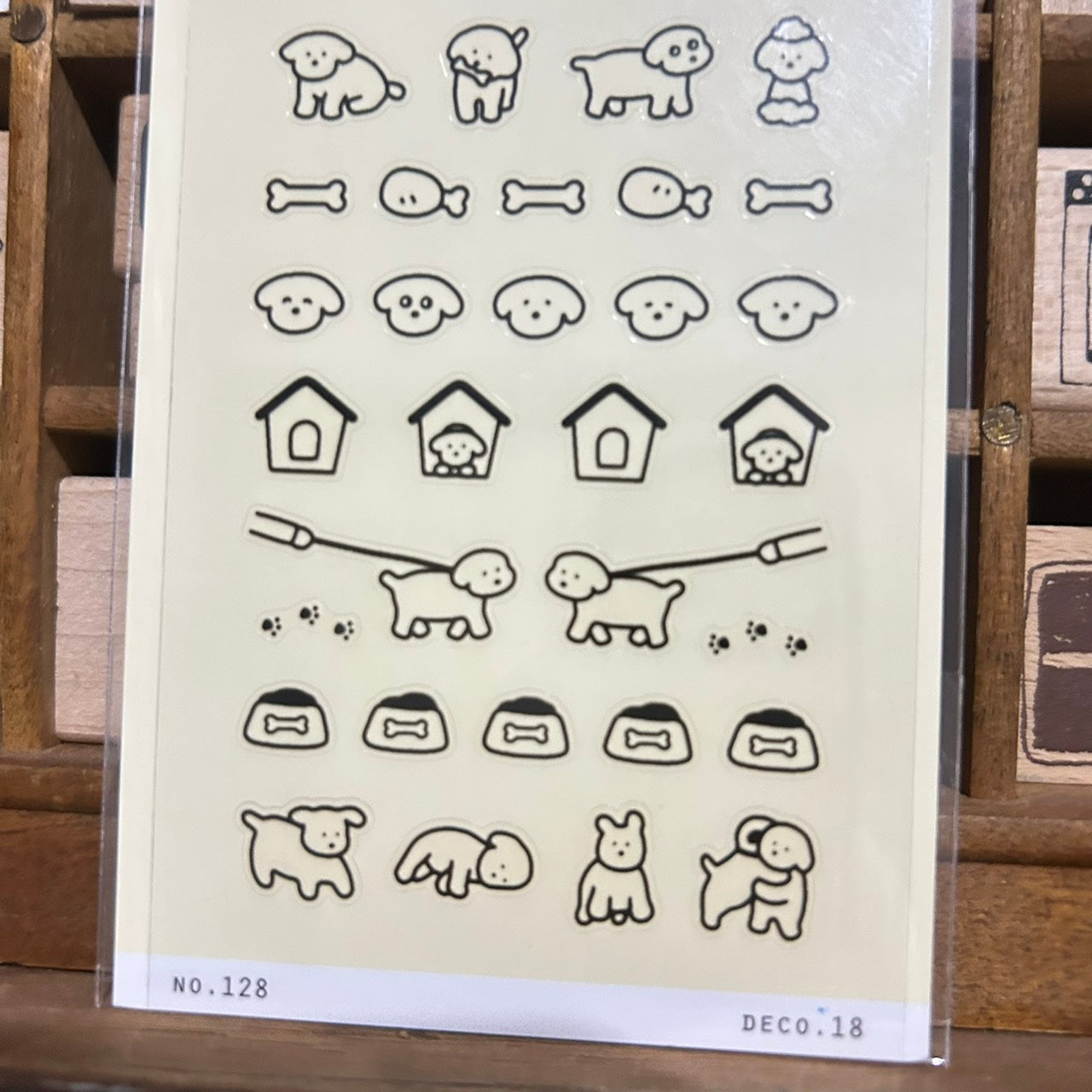 Suatelier mini series Dog Sticker Sheet