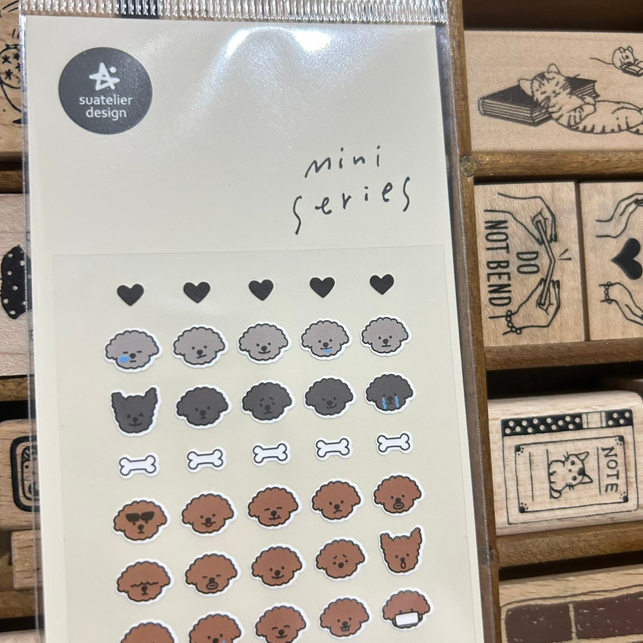 Suatelier mini series Poodle Sticker Sheet