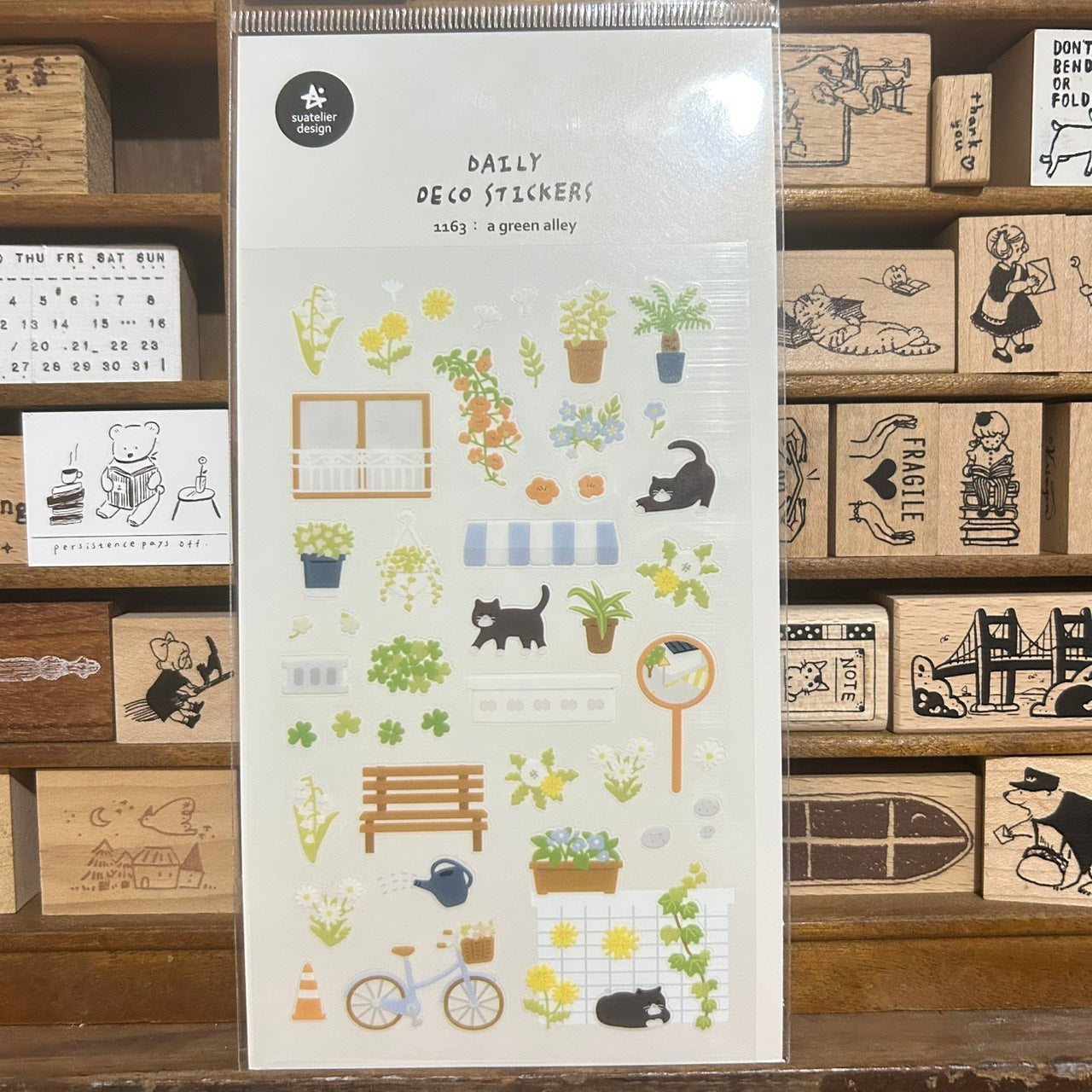 Suatelier A Green Alley Sticker Sheet