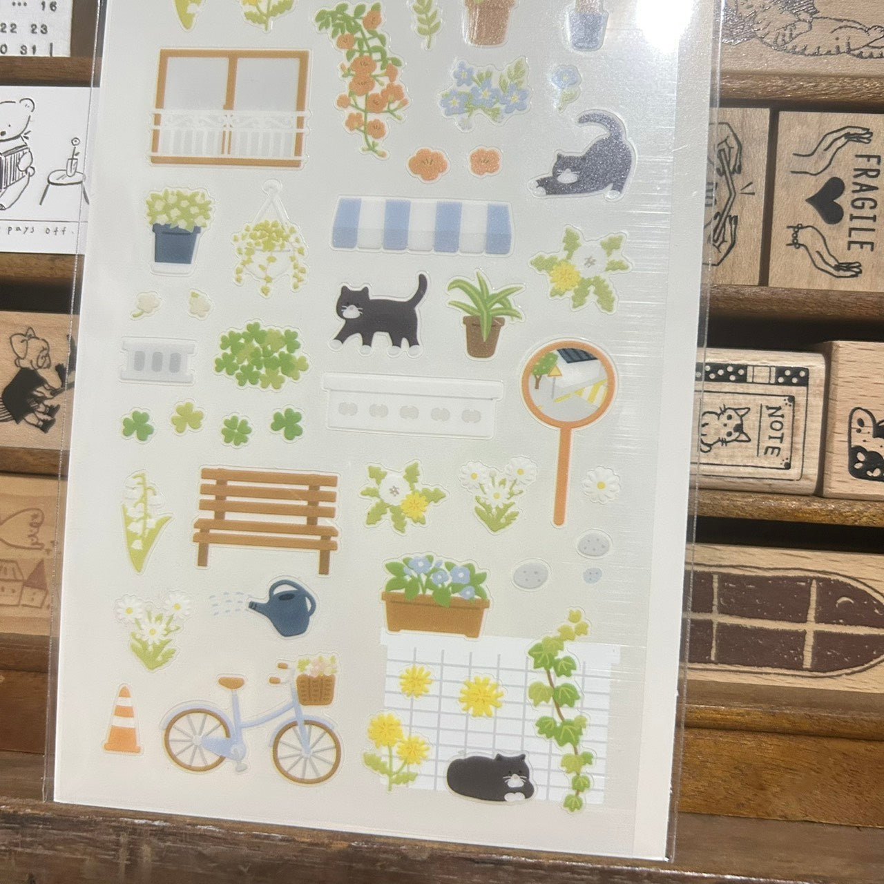 Suatelier A Green Alley Sticker Sheet