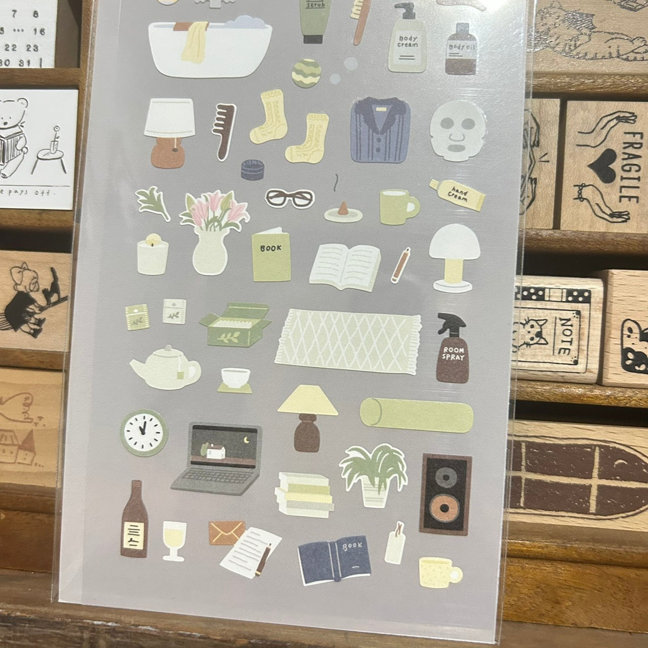 Suatelier Good Night Sticker Sheet